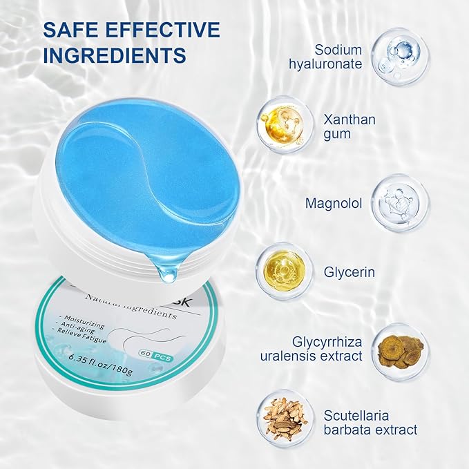 Hyaluronic acid under eye patches,