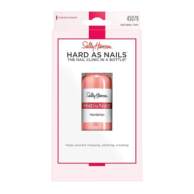 Sally Hansen Hard As Nails®, Natural Tint, Nail Strengthener, Nail Protectant