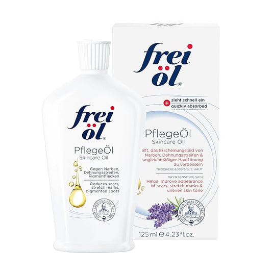 skincare oil – fast absorbing, nourishes skin soft and smooths – excellent as body oil for stretch marks removal and vitamin e oil for scars, microbiome-friendly and vegan, 125 ml / 4.23 Fl Oz