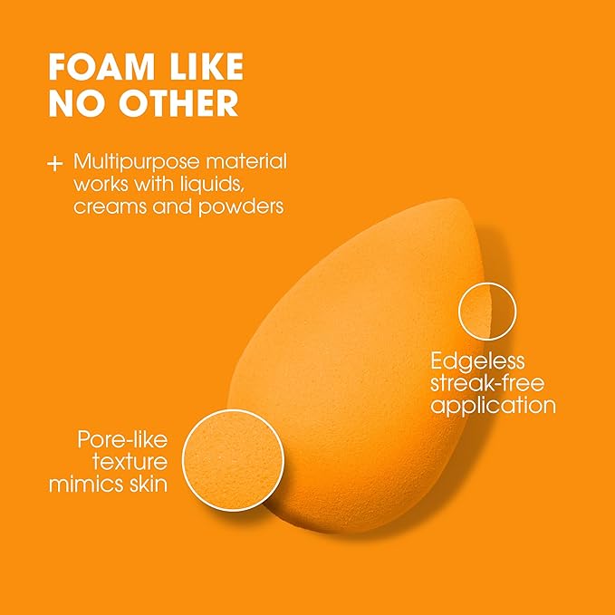 Beautyblender® | Pop Beauty Blender Makeup Sponge, Super-Soft Foam Easily Blends Foundations, Powders & Creams, Made in USA, Reusable, Washable, Streak Free Application, Vegan, Cruelty Free