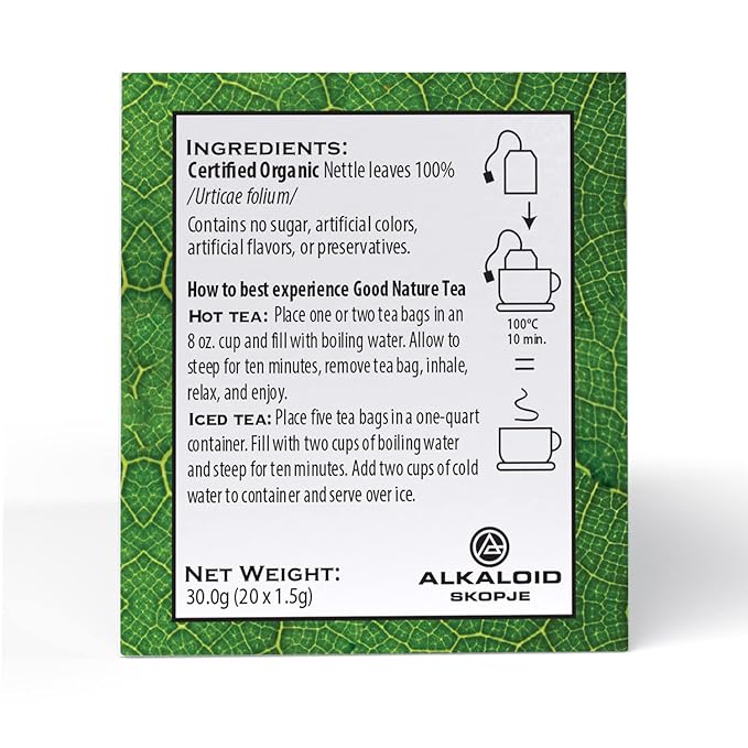 Good Nature Organic Nettle Tea, 1.058 Ounce