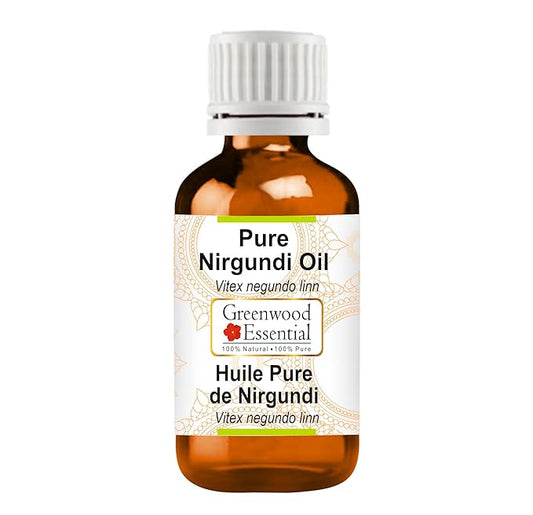 Pure Nirgundi oil (Vitex negundo linn) Natural Therapeutic Grade 50ml (1.69 oz)