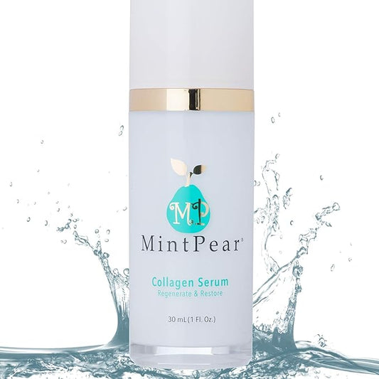 Collagen Peptides Serum 30ml - Anti-Aging Tri-Peptide Firming Serum for Wrinkles & Fine Lines Reduction, Skin Elasticity & Texture Improvement