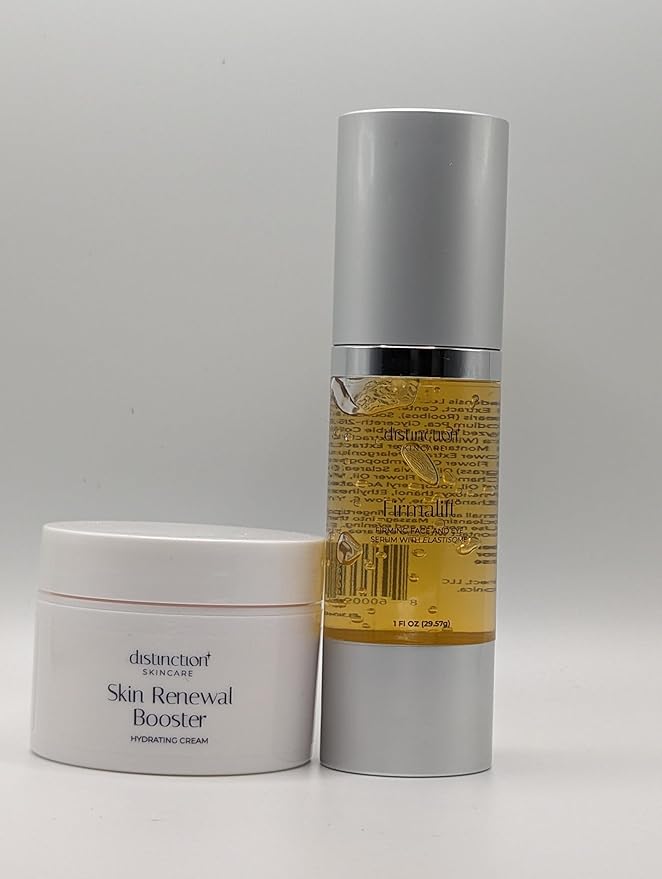 Distinction Firmalift and Renewal Booster – Anti Aging Serum Lotion Cream and Moisturizer | Helps Reduce the Appearance of Fine Lines and Wrinkles, Soothes…