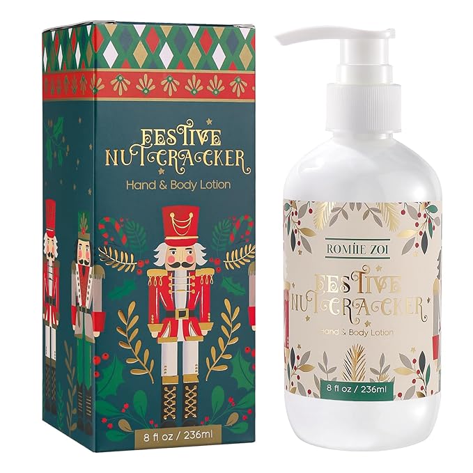 Christmas Hand & Body Lotion with Moisturizing Shea Butter - The Nutcracker - Infused with The Nutcracker Aroma - 236 ML / 8 FL OZ
