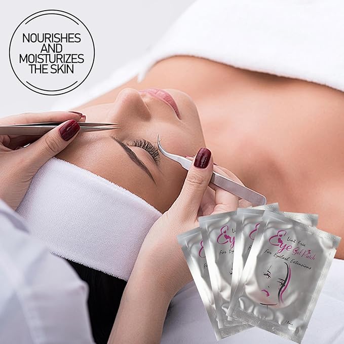 100pairs eyelash extension gel patches