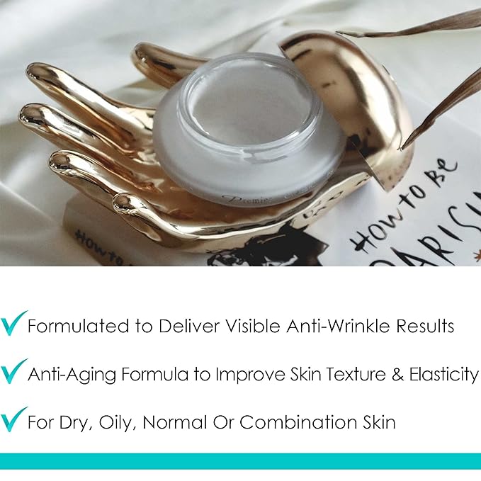 Premier Dead Sea Classic Night Cream, Age defying, nourishing, Moisturized skin with vitamins E and A 2.4fl.oz