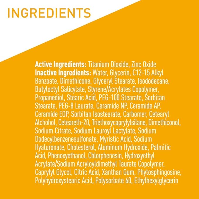 CeraVe 100% Mineral Sunscreen SPF 30 | Body Sunscreen with Zinc Oxide & Titanium Dioxide | Hyaluronic Acid & Ceramides | Oil Free | Non-Greasy | Hydrating Mineral Sunscreen For Body | 5 oz