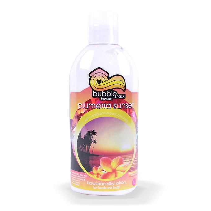 Bubble Shack Plumeria Sunset Body Lotion, 8oz