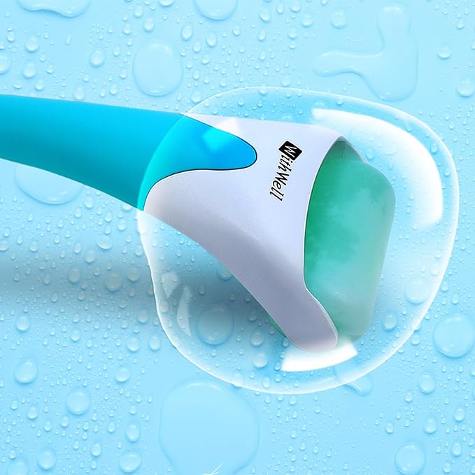 Korean Face Massager Ice Roller for Face and Eyes - Premium Quality, Smooth & Soft Skin Care Beauty Product with Soothing Effects