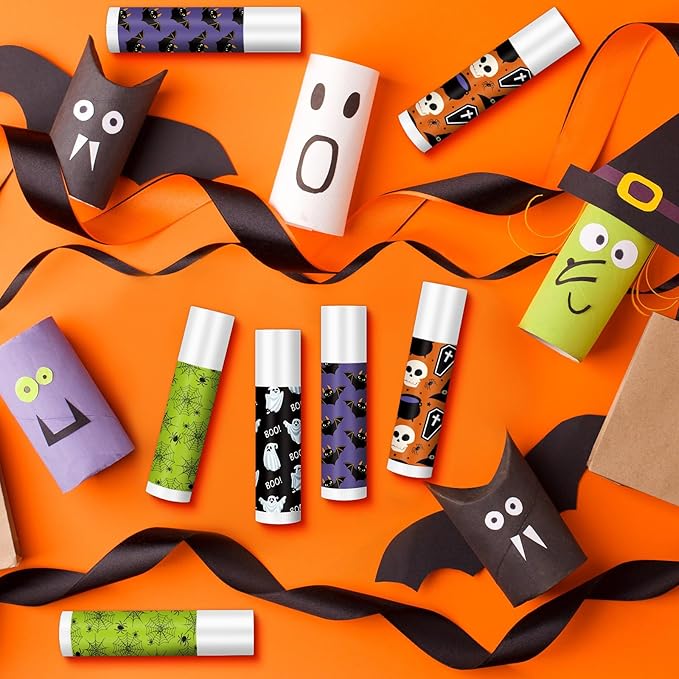 80 Pcs Halloween Lip Balm Ghost Styles