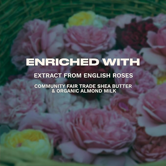 The Body Shop British Rose Body Yogurt, 48hr Moisturizer, 100% Vegan, 6.91 Fl.Oz