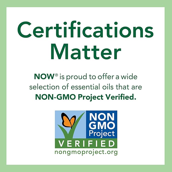 Now Essential Oils, Lemongrass Oil, Uplifting Aromatherapy Scent, Steam Distilled, 100% Pure, Vegan, Child Resistant Cap, 1-Ounce (Pack of 5)