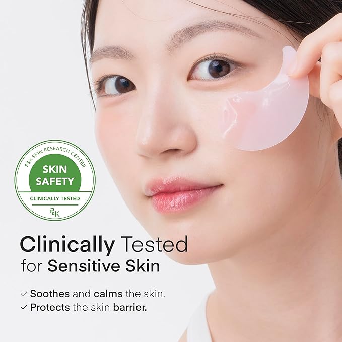 Peptide Collagen Under Eye Patches: Hydrogel Mask for Puffy Eyes Dark Circles Wrinkles Undereye Bags Fine Lines & Smile Lines - Korean Skin Care Deep Hydrating & Firming Eye Treatment, 30 Pairs