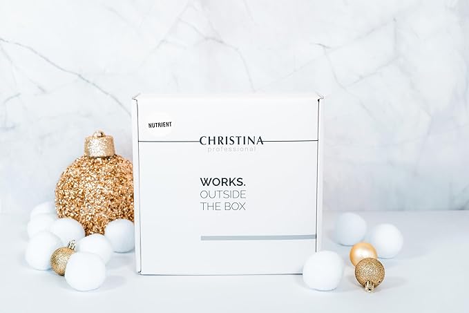 '-CHRISTINA- Christmas Gift Box #5 Line Repair Nutrient | Cleanser Serum Day Cream SPF15 Aqua Mist