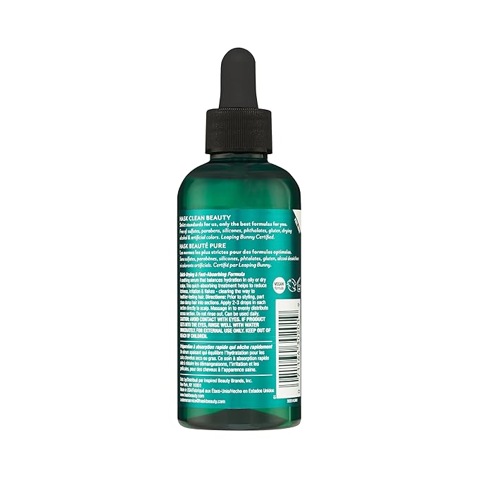HASK TEA TREE OIL & ROSEMARY Scalp Relief Serum for All Hair Types, Color Safe, Gluten-Free, Sulfate-Free, Paraben-Free, Cruelty-Free - Pack of 2