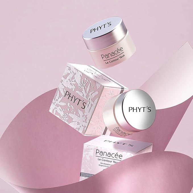 Phyts Panacea Eye Contour - Eye Cream for Radiance and Anti-Aging - Cream for Wrinkles, Sagging, Fatigue and Dehydration Around Eyes - 0.5 oz