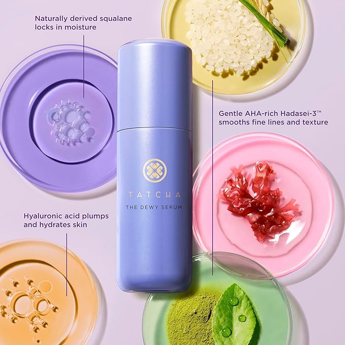 Tatcha The Dewy Serum | Hydrating Serum for Smoother, Plumper & Dewy Skin | 30 ml / 1 oz