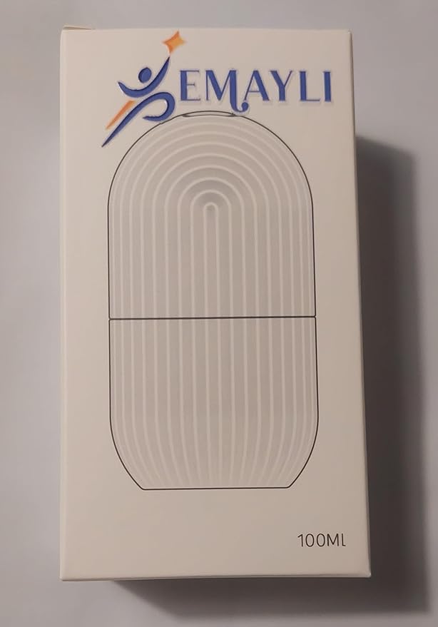 Facial Beauty Ice Roller Silicone Container, Skin Care Ice Massager for Firming and Beautiful Skin. (Purple)