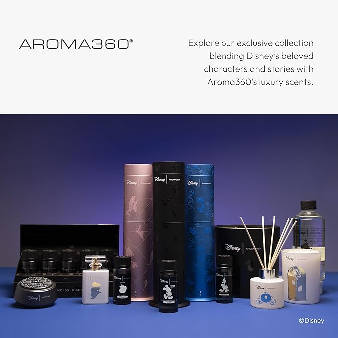 Aroma360 | Disney Pro- Pod | A Whole New World Fragrance Oil Blend | Disney Princess Jasmine | Luxury Essential Oil Diffuser | Aromatherapy Scent Diffuser Oil | Bergamot Orange Blossom Rose 1.7 fl oz