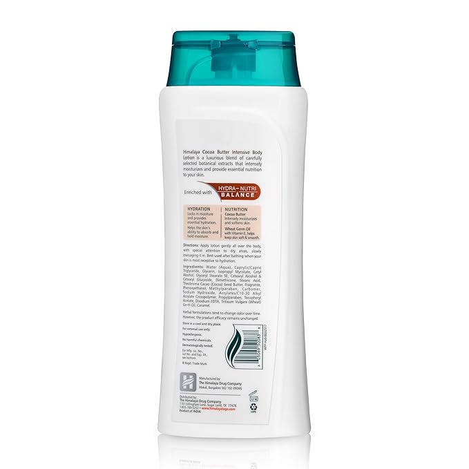 Himalaya Cocoa Butter Intensive Body Lotion for Extra Dry Skin 13.53 oz/400ml (Pack of 2)