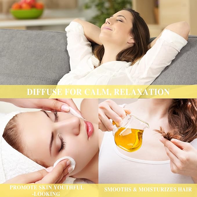 Chamomile Essential Oil, MAYJAM 10ML/0.33FL.OZ Premium Chamomile Oils for Soap Candle Making, Diffuser, Bedroom, Living Room, Office