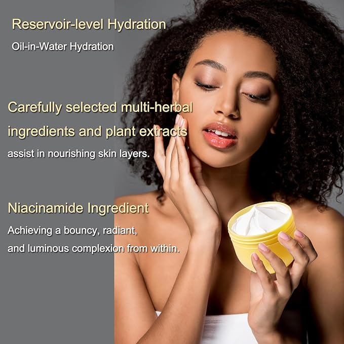 Moisture Good Night Body Cream, Daily Moisturizing Face & Body Lotion for Dry Skin, Rough Skin | | Gardenia & Niacinamide Moisturizer | Gentle Day and Night Body Cream For Women