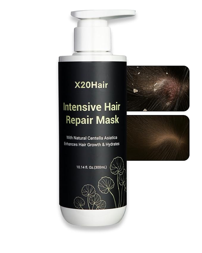 Folliculitis Hair Repair Mask - Effective Scalp Treatment for Seborrheic Dermatitis,Psoriasis, Dry Itchy Scalp, Dandruff Treatment | Nourishes Oily Hair – Ideal for Women