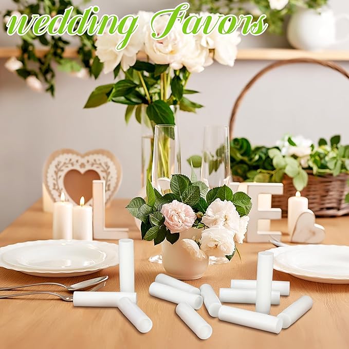 Demissle 150 Pcs Unlabeled Lip Balm Guests