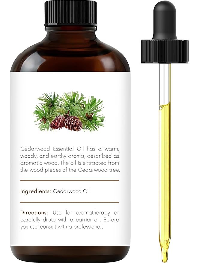Handcraft Blends Cedarwood Essential Oil - 1 Fl Oz - 100% Pure and Natural - Premium Grade Essential Oil for Diffuser and Aromatherapy