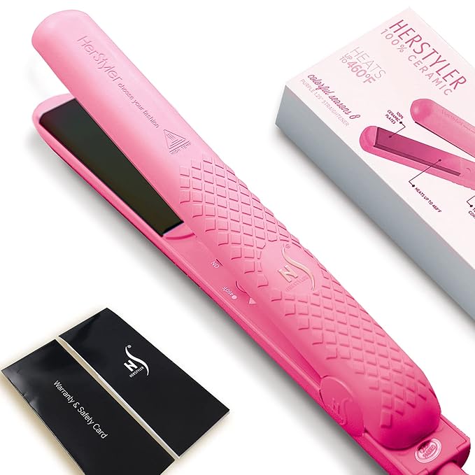 Keratin Hair Serum - Herstyler CS Pink Flat Iron Set