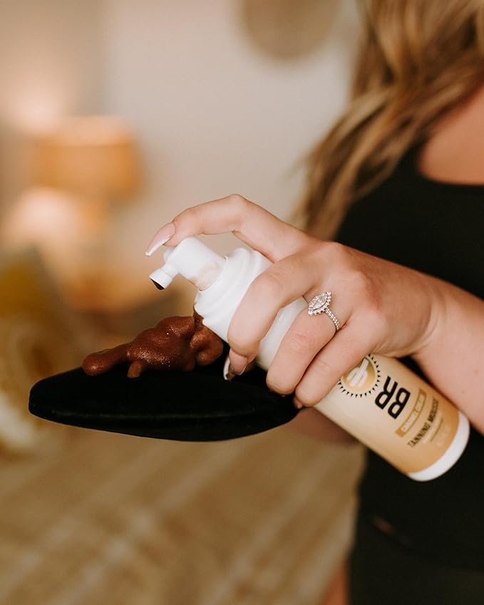 Caramel Cream Tanning Mousse | Easy Application & Instant Gratification | Dries Immediately Without Leaving You Sticky | Non-Scented, Streak Free