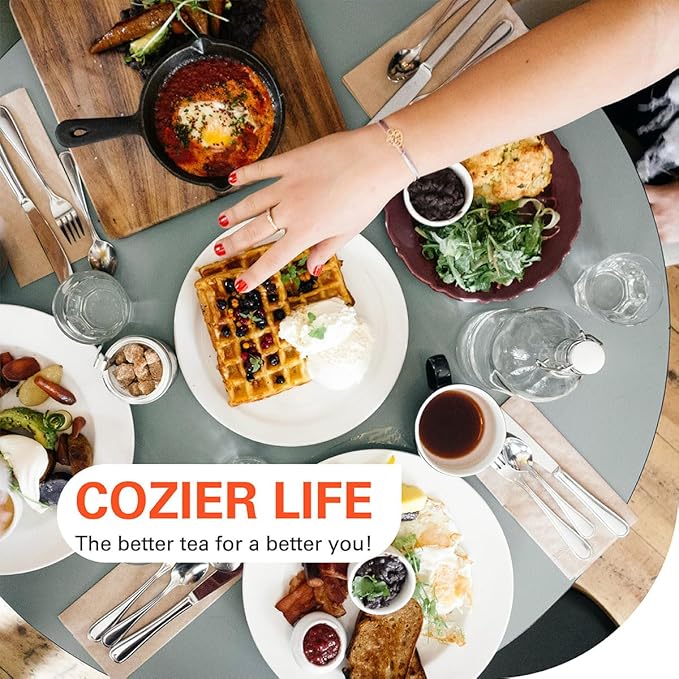 WT WEETEE Organic Roasted Oolong Tea Bags, Organic Black Oolong Tea 100 Count, Charcoal-roasted Aroma, Smooth & Refreshing, Good for Meal Accompaniment