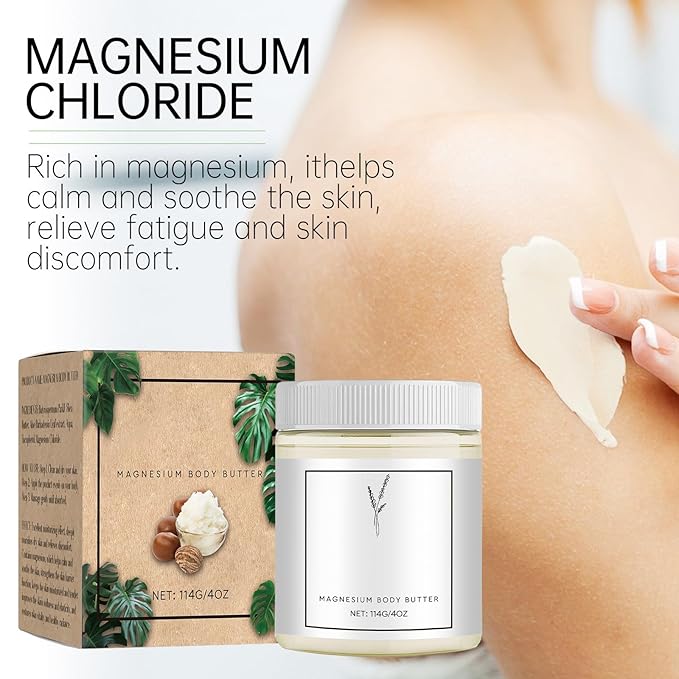 Neuropathy Cream, Neuropathy Mama Oasis Lotion，Magnesium Body Butter, Magnesium Cream for Neuropathy, Deeply Moisturizes Skin, Keep Soft Smooth, Suitable for All Skin Types 114g/2pcs