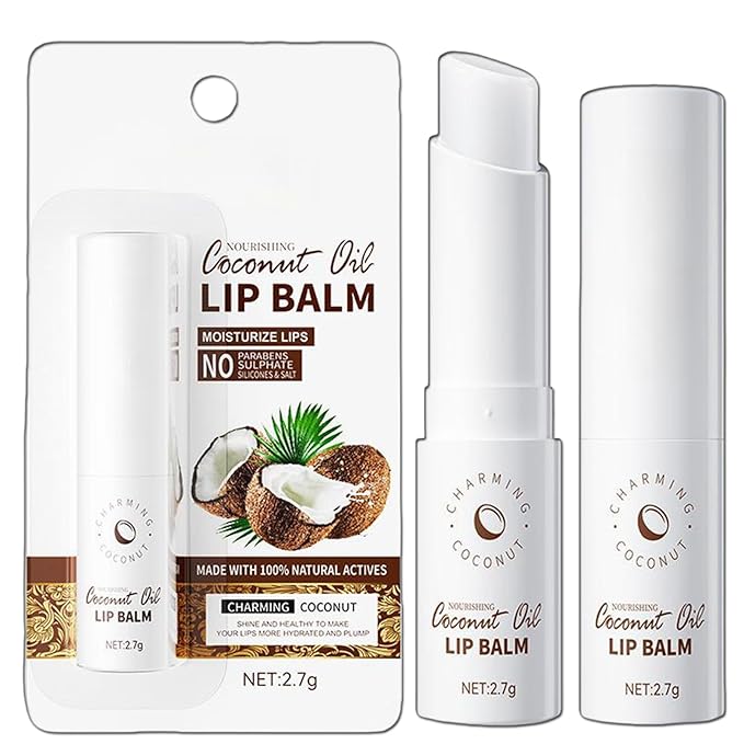 Coconut Lip Balm, Hydrating Lip Balm, Gilrs