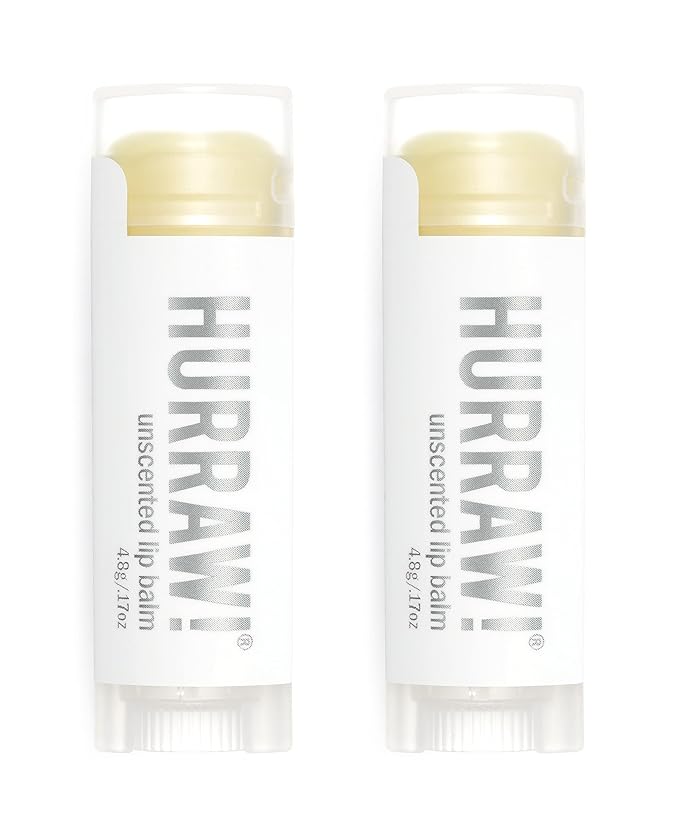 Hurraw! Unscented Lip Balm, 2 Pack: Palm