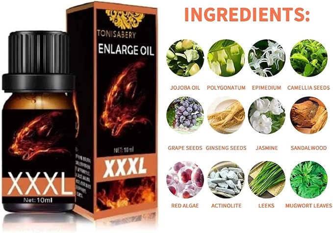 Tonisabery Enlarge Oil, Enlargement Oil for Men, 10ml Massage Oil for Male by Tonisaberey