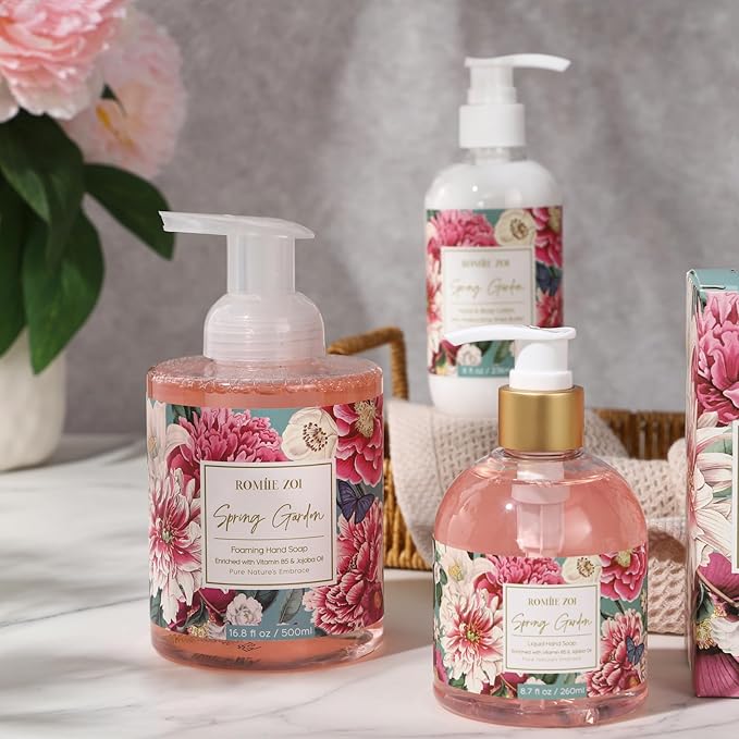 Daily Hand & Body Lotion with Moisturizing Shea Butter - Spring Garden with the Scent of Botanical Bliss - 236 ML / 8 FL OZ