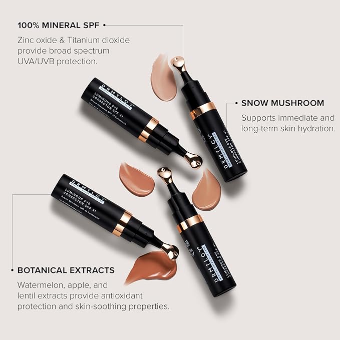 DRMTLGY Dark Circles Bundle - Medium: Luminous Eye Corrector SPF 41 & HPR Eye Cream
