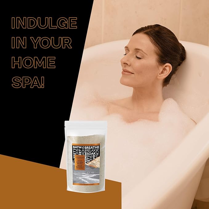 Aromasong Raw Dead Sea Salt for Soaking - Minimal Cleaned Bath Salt Soak - 10 Lbs (2 x 5 lb. Bags) Bulk Resealable Pack - Leaves Your Skin Softer Then Epsom Salt