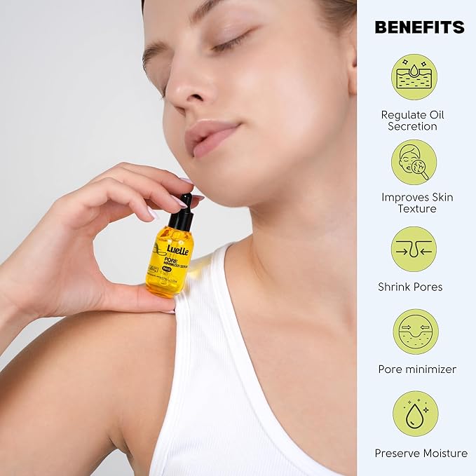 Pore Minimizer, Facial Essence for Minimizing the Appearance of Pores, Pore Minimizer Serum for Face, Even Skin Tone, Relieving Dryness, Oil Control Firming