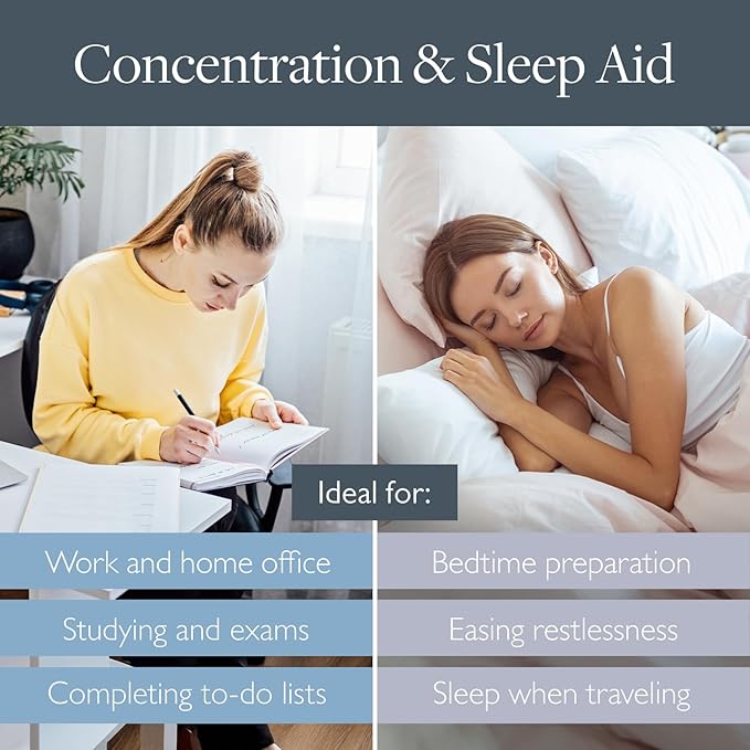 Scentered Aromatherapy Balm Stick Duo for Sleep & Focus - All Natural Sleep Balm with Lavender & Focus Aid with Rosemary - Essential Oil for Relaxation & Concentration - Mother's Day Gift Ideas