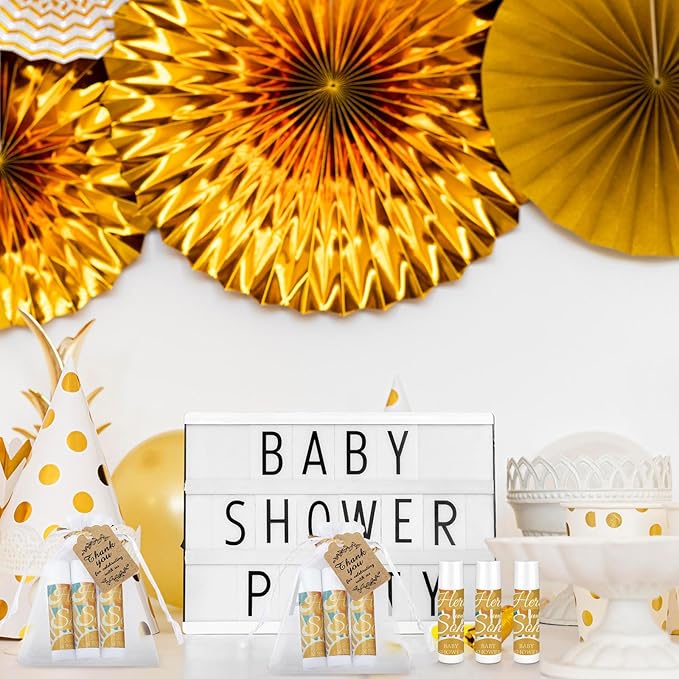 Demissle 50 Pcs Baby Shower Lip Souvenirs(Colorful