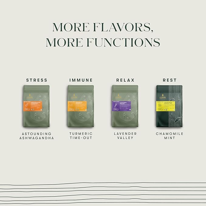 Luxmi Estates - Midnight Bloom - Organic Jasmine Tea - 50 Tea Bags | With Organic Jasmine Buds and Premium Darjeeling Green Tea | Natural Aid to Relieve Stress, Anxiety and Sleep Problems