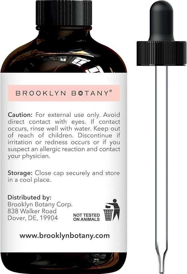 Brooklyn Botany Citronella Essential Oil – 100% Pure and Natural – Premium Grade Oil with Dropper - for Aromatherapy and Diffuser - 4 Fl Oz