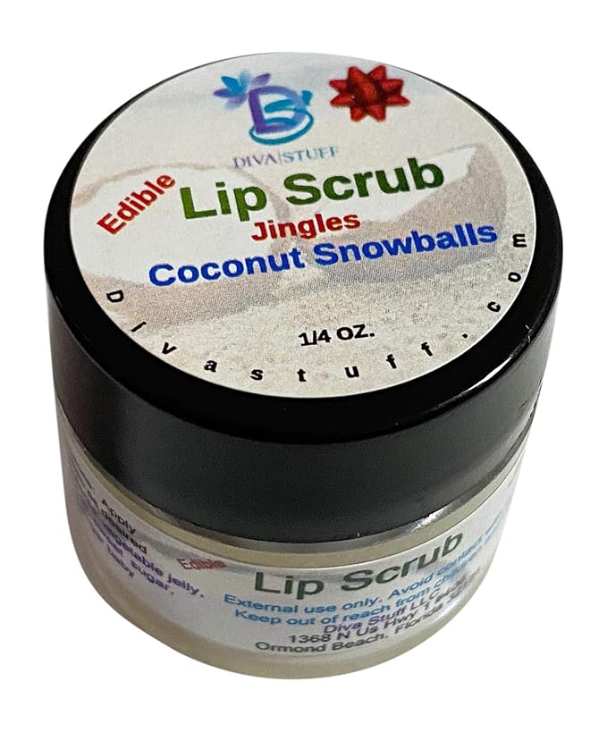 Diva Stuff Ultra Hydrating Lip Scrub Snowball)