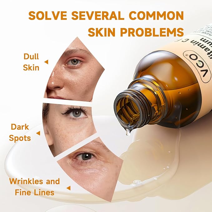 VGO Vitamin C Vitamin E Facial Serum, 30ml / 1.01oz