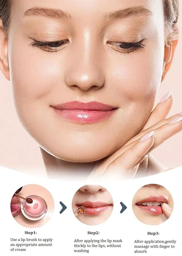 Bee Lip Balm Honey Pot,Honey Lip Exfoliator