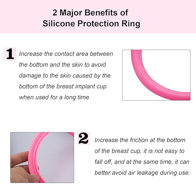 Elitzia ETSL0004 Accessories Cup70 Cup80 Cup90 Cup105 Cup120 One Pair for Chest Enlargement Vacuum Pump Breast Beauty Salon Spa Professional Equipment (Cup70)