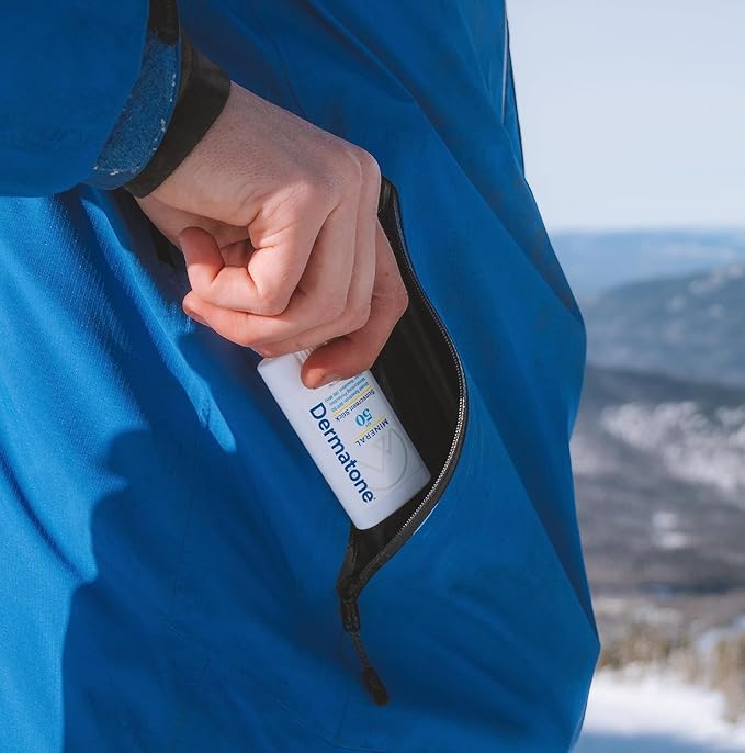 Dermatone Mineral Sunscreen | SPF 50 | No Touch Stick | Zinc Formula | Reef Safe | Moisturizing | Water Resistant (80 minutes), 0.5 oz (2-Count)